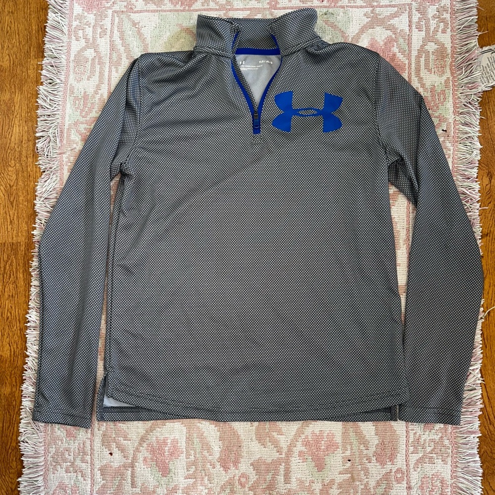 Under Armour Kids Black and Blue Sweatshirt